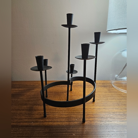 Bo Svensk Swedish 1960s Modernist Spiral Candelabra - Picture 3 of 6
